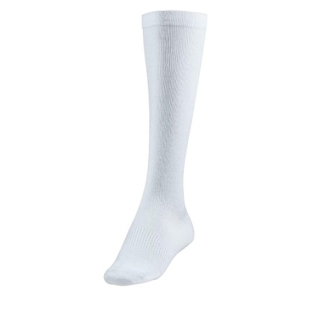 DSG Compression Support Run Socks Adult Large White NEW 2 Pack Over-The-Calf‎